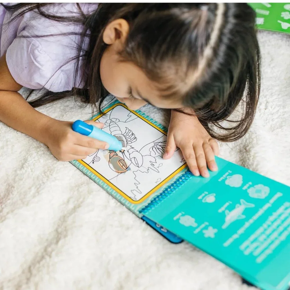 Reusable Water-Reveal Kids Activity Pad Book